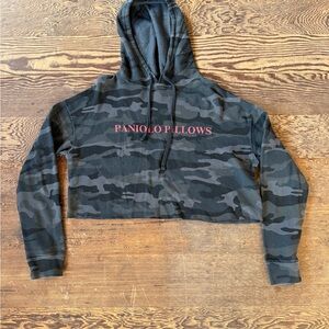 Camouflage Crop Hoodie